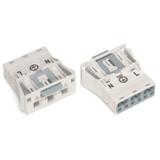 WINSTA wtyk 3-torowy SnapIn biały