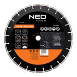 Tarcza diamentowa 350 x 25.4 mm, segmentowa, spawana laserowo