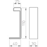 SKHW 110 OR, NASADKA OCHRONNA 110MM POMAR.