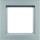 BERKER Q.3 Ramka pojedyncza aluminium aksamit lakierowana 10116094 HAGER