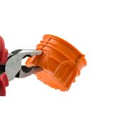 ZZ60KFw ,  Puszka podtynkowa do łączenia O 60, płytka, z wkrętami, pomarańczowy