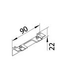 tehalit.SL Maskownica nośnika 20x55 fi60 biały