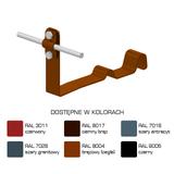 Uchwyt dach.prof. WZÓR 24  Z-śruba, H=10 cm /LA/