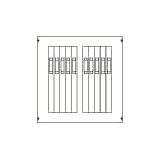 AG178 Maskownica 1p. Szer.