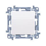 SIMON 10 Łącznik uniwersalny – schodowy bez piktogramu 10 AX szybkozłącza biały CW6C.01/X/11