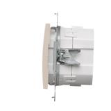 Simon 54 Lokalny sterownik roletowy z automatyczną kalibracją i programowalną pozycją ulubioną kremo