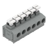 Listwa zaciskowa do płytek drukowanych 6-biegunowa szara raster 5/5,08mm /35szt./ 235-406/331-000 WAGO