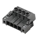 SVZ 7.62HP/04/180F SN BK BX Wtyk PCB (złącze wiązki), 7.62 mm, Liczba biegunów: 4, Przyłącze z jarzmem /100szt./ 1931820000 WEIDMÜLLER
