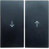 BERKER B.X Klawisze nadrukowany symbol strzałka do łącznika żaluzjowego antracyt mat 16251606 HAGER