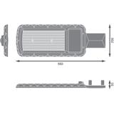 Oprawa uliczna URBAN LITE XL 150W 865 IP65 GY