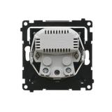 Simon 55 Gniazdo schuko ze zintegrowaną ładowarką 2xUSBA Czarny mat TGSZ1ZUSB2AA.01/149 KONTAKT