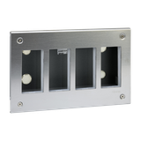 Simon Connect Obudowa podtynkowa S500 METAL 4-modułowa 8x K45 kompletna 51000114-036 KONTAKT