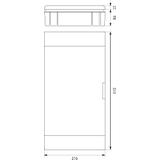 Rozdzielnica podtynkowa SRp-36/B (3x12) (N+PE) IP40 2.136 OPATÓWEK