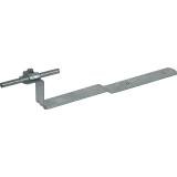 Wspornik dachowy z DEHNQUICK, z wygięciem, St/tZn