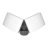 TOS DUO LED 2x20W podwójny naświetlacz ogrodowy z PIR, 2x1600lm, IP65, 4000K, PC, szary
