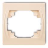 LOGO Ramka pozioma pojedyncza beżowa