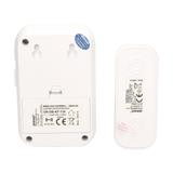 Dzwonek bezprzewodowy FADO DC bateryjny learning system 36 dźwięków 100m biały OR-DB-KF-134 ORNO