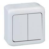 Forix IP44 Łącznik Świecznikowy 10Ax Szary 782382 LEGRAND