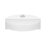 HALIT LED 10W oprawa ogrodowa z czujnikiem ruchu 140st 600lm IP65 4000K IK10 biała AD-OP-6116WLPMR4