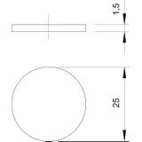 107/S VM, ZAŚLEPKI PRZECIWKURZOWE M25
