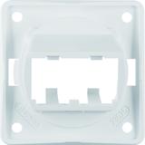 BERKER Integro Flow Płytka nośna do 2 modułów MINI-COM biały 945592509 HAGER