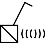 BERKER B.X/S.1 KNX RF quicklink Przycisk pojedynczy biały 85145189 HAGER
