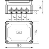 T 160 HD TR, Puszka odgałęźna