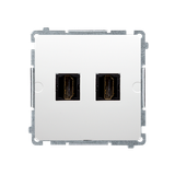 Simon Basic Gniazdo HDMI podwójne biały BMGHDMI2.01/11 KONTAKT