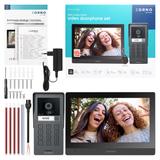 GADI, zestaw wideodomofonowy jednorodzinny, 2-żyłowy, 10", Wi-Fi, ekran dotykowy, Full HD, RFID 125k