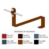 AN-25F/LA/-N Uchwyt dach.prof.pros.Z-śr. WZÓR 10 H=10cm /LA/