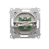 Simon 55 Gniazdo antenowe TV pojedyncze Do instalacji indywidualnych Jasnoszary mat