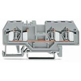 złączka 3-przewodowa 4 mm2 pomarańczowa