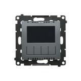 Simon 55 Termostat programowalny z wyświetlaczem Grafitowy mat