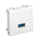 MTG-U3A S RW1, Wspornik multimedia USB 3.0 A, gn. z poł.śrub.
