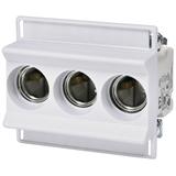 D02N/3 E18 GNIAZDO D0 (3P) NA SZYNĘ TH