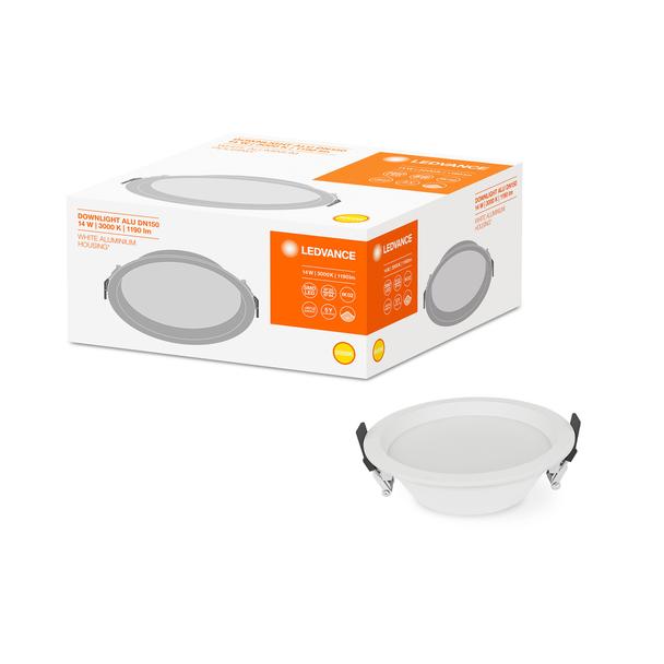 Oprawa DOWNLIGHT ALU DN150 14W 3000K WT IP44