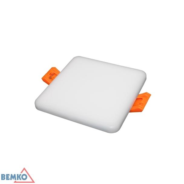 OPRAWA DOWNLIGHT LED WALED 5W 4000K 420LM IP66/IP20 PF>0.5 75x75x20MM KWADRAT BIAŁY