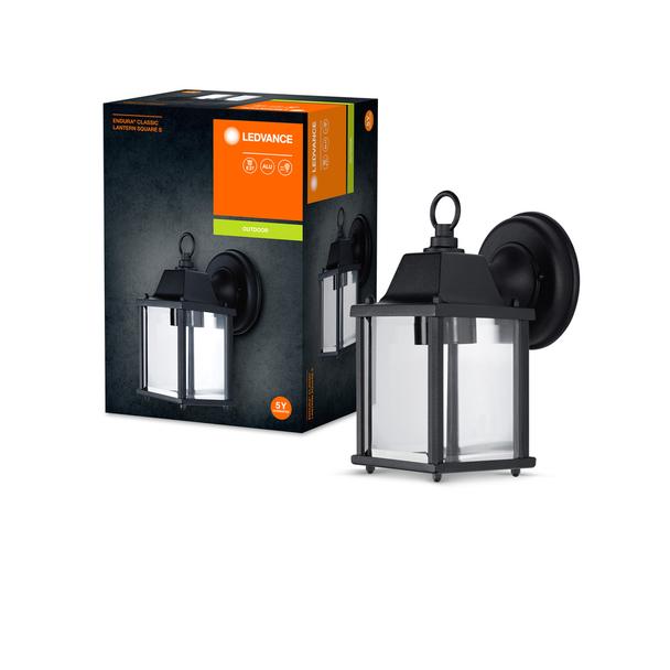 Kinkiet Ogrodowy LED E27 Oprawa Latarnia Czarna ENDURA CLASSIC LANTERN 4058075206625 LEDVANCE