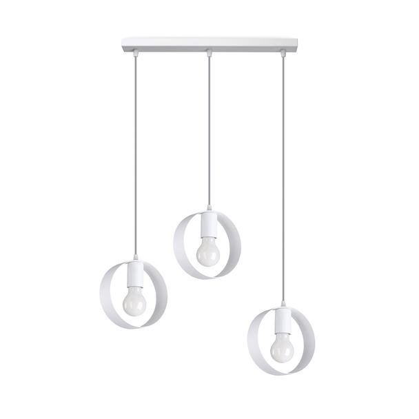 Sollux Lampa wisząca TITRAN 3 biała SL.1138