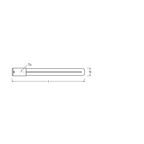 DULUX L LED FR 24 ECG, AC mains 12W 830 2G11 TRZONKI SPECJALNE LEDVANCE