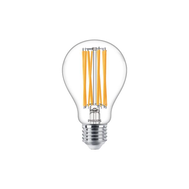 Żarówka LED klasa A 17W=150W 2452lm 2700K barwa ciepła kulka 17-150W E27 A67 827 Szkło przezroczyste