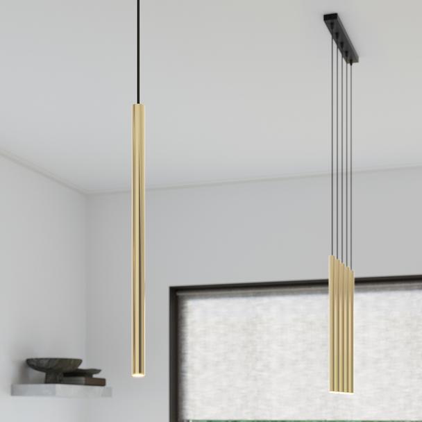 Sollux Lampa Wisząca PASTELO 3P złoty połysk SL.1197