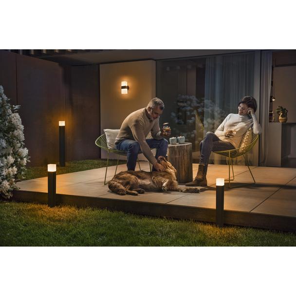 Kinkiet Ogrodowy LED INTELIGENTNY 9,5W RGB+W Ciemny szary SMART+ WiFi CUBE 4058075478114 LEDVANCE