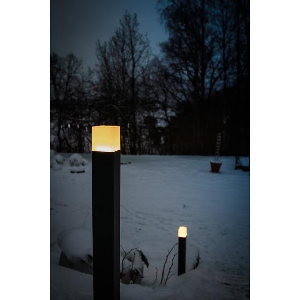 Słupek Ogrodowy Lampa LED INTELIGENTNA 9,5W RGB+W Szary 50cm SMART+ WiFi CUBE 4058075478152 LEDVANCE