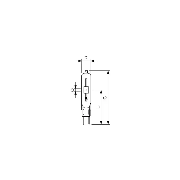 Lampa metalohalogenkowa 70W G8,5 230V 3000K barwa ciepła przeźroczysta CDM-TC PHILIPS