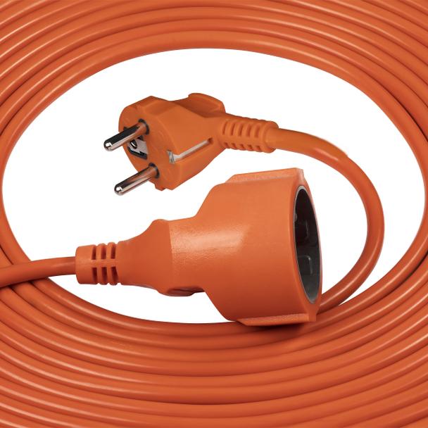 Przedłużacz ogrodowy jednogniazdowy Schuko, PVC 3x1mm2, długość 20m