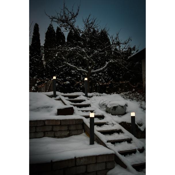 Słupek Ogrodowy Lampa LED INTELIGENTNA 9,5W RGB+W Szary 50cm SMART+ WiFi CUBE 4058075478152 LEDVANCE
