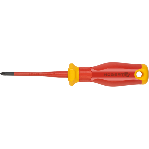 Wkrętak krzyżowy PH1 80 mm, 1000V, SLIM, S2