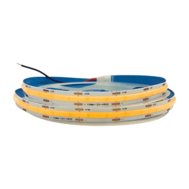 Taśma LED COB 12V 480L/m 10W/m IP20 3000K 5m