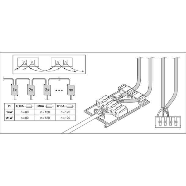 Oprawa DOWNLIGHT PFM DN195 21W 840 WT IP54 UGR19